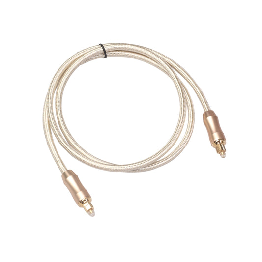 QHG02 SPDIF Toslink Gold-plated Fiber Braided Optic Audio Cable, Length: 1m by buy2fix