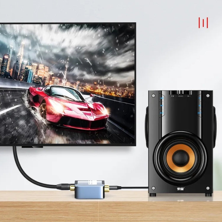 Digital to Analog 3.5 Coaxial Audio Converter, Host + USB Cable by buy2fix