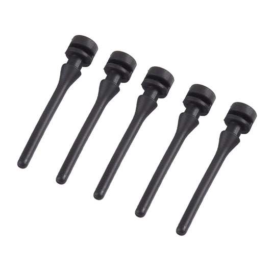 60 PCS 40mm Anti Vibration Soft Damping Nail Rubber Silicone Computer Fan Screw (Black) by buy2fix