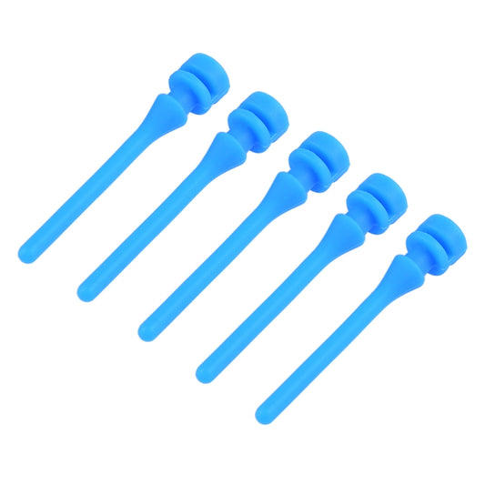 60 PCS 40mm Anti Vibration Soft Damping Nail Rubber Silicone Computer Fan Screw (Blue) by buy2fix