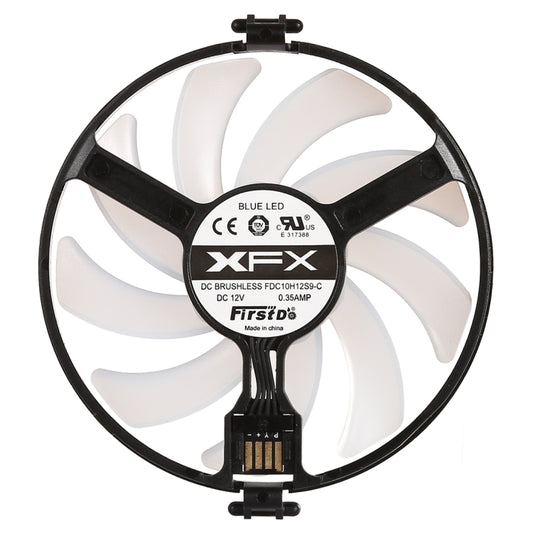 GPU Cooler Graphics Card Fan VGA Cards blower Cooler for XFX RX470 RX480, with Red Light by buy2fix