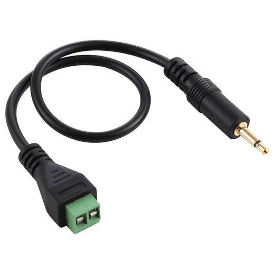 3.5mm Male to 2 Pin Pluggable Terminals Solder-free Connector Solderless Connection Adapter Cable, Length: 30cm by buy2fix