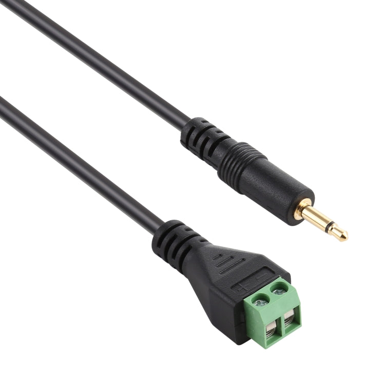 3.5mm Male to 2 Pin Pluggable Terminals Solder-free Connector Solderless Connection Adapter Cable, Length: 30cm by buy2fix