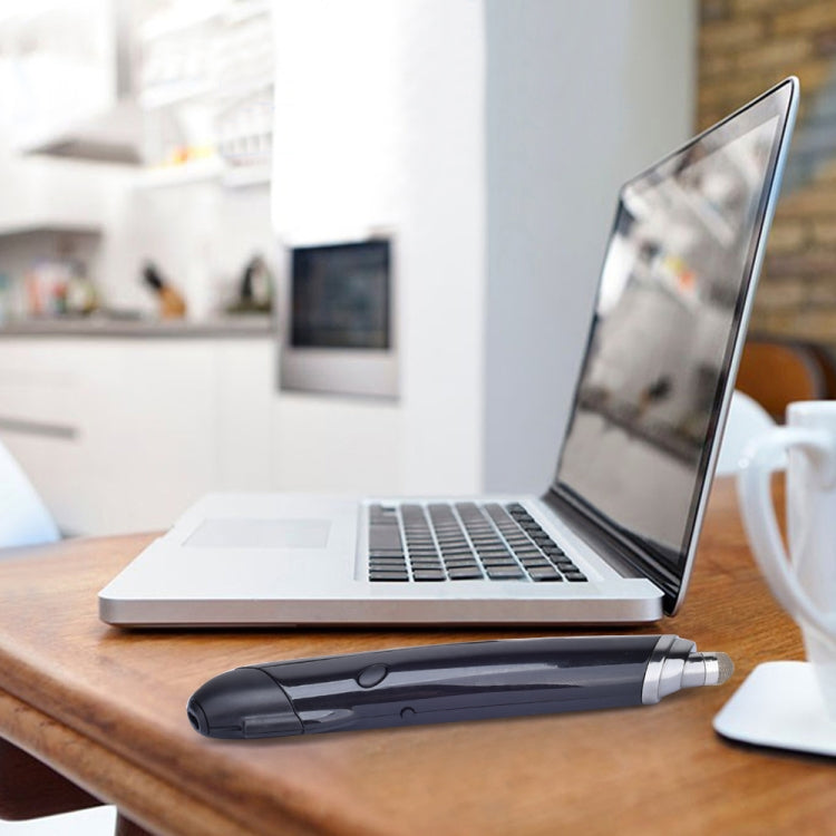 PR-08 6-keys Smart Wireless Optical Mouse with Stylus Pen & Laser Function (Black) by buy2fix