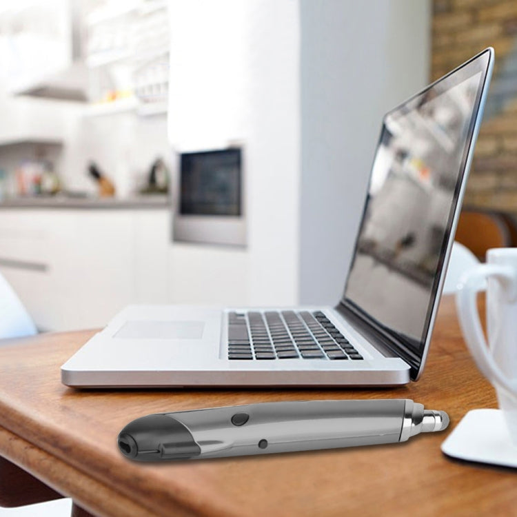 PR-08 6-keys Smart Wireless Optical Mouse with Stylus Pen & Laser Function (Grey) by buy2fix