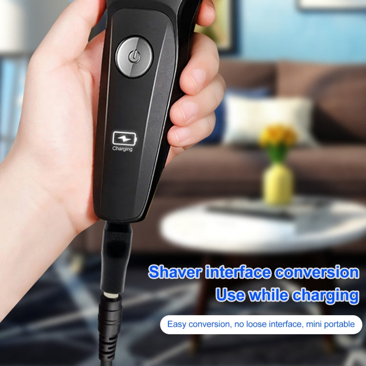 DC 5.5 x 2.1mm Female to Shaver Interface Female Power Supply Conversion Converter by buy2fix