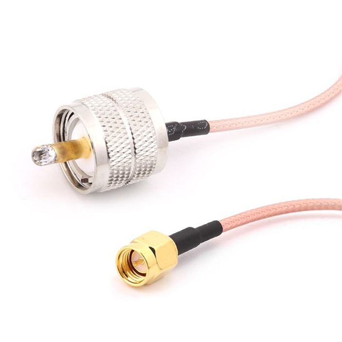 15cm UHF Male to SMA Male Pigtail Cable RF Coaxial Cable by buy2fix