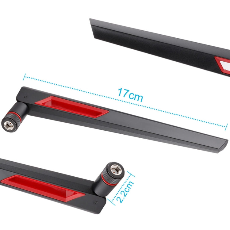 2.4G / 5G WiFi 12dBi RP-SMA Male Antenna for Router Network by buy2fix