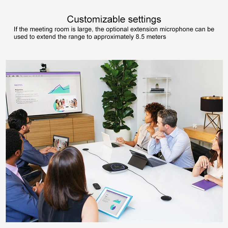 Logitech CC3500e Extended Microphone STMP100 Conference System Omnidirectional Mic(Black) by Logitech