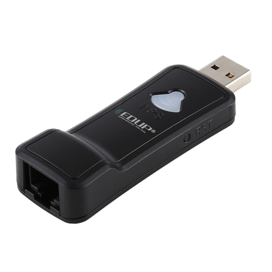 EDUP EP-2911S 300Mbps 2.4GHz Wireless USB Repeater WiFi to RJ45 Network Adapter for TV, Set Top Box, PS4, Xbox, Printer, Projector by EDUP