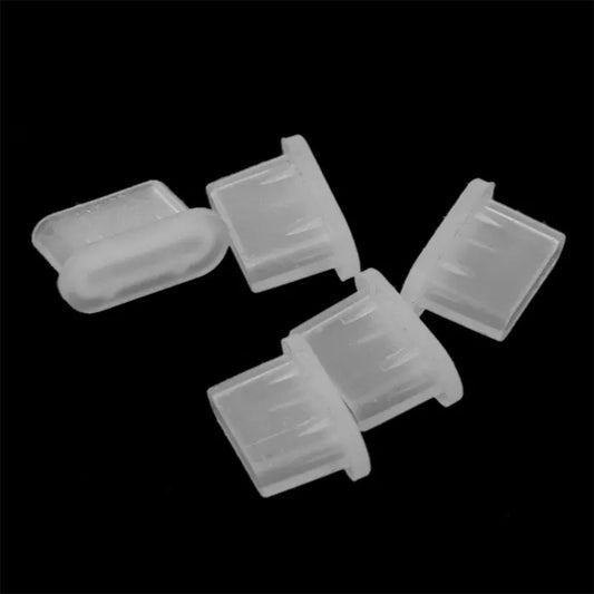 20 PCS Silicone Anti-Dust Plugs for USB-C / Type-C Port(Transparent) by buy2fix