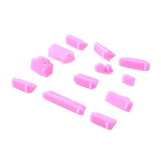 13 in 1 Universal Silicone Anti-Dust Plugs for Laptop(Pink) by buy2fix