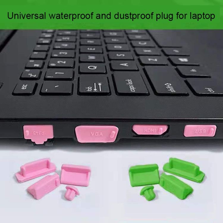 13 in 1 Universal Silicone Anti-Dust Plugs for Laptop(Green) by buy2fix