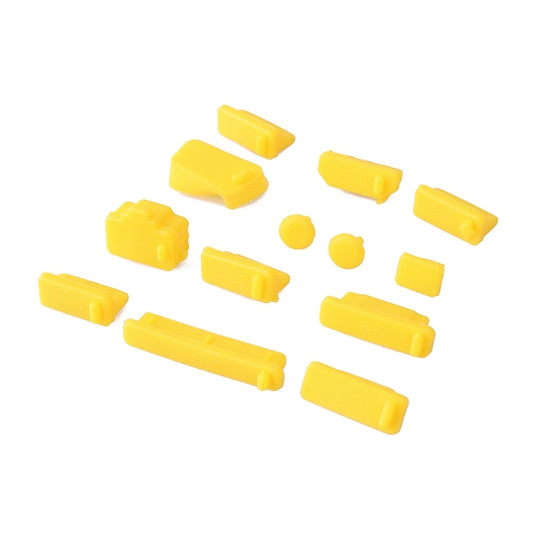 13 in 1 Universal Silicone Anti-Dust Plugs for Laptop(Yellow) by buy2fix