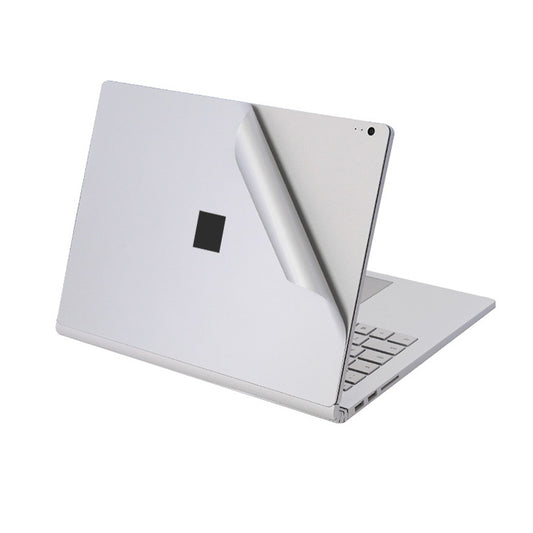 4 in 1 Notebook Shell Protective Film Sticker Set for Microsoft Surface Book 2 15 inch(Silver) by buy2fix