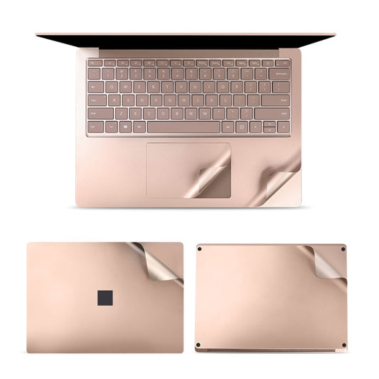 4 in 1 Notebook Shell Protective Film Sticker Set for Microsoft Surface Laptop 3 13.5 inch (Gold) by buy2fix