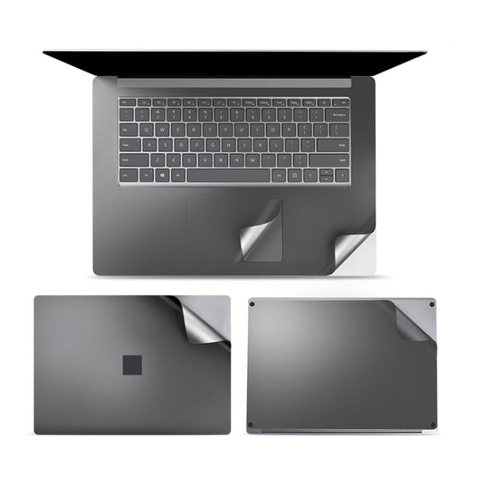4 in 1 Notebook Shell Protective Film Sticker Set for Microsoft Surface Laptop 3 15 inch (Grey) by buy2fix