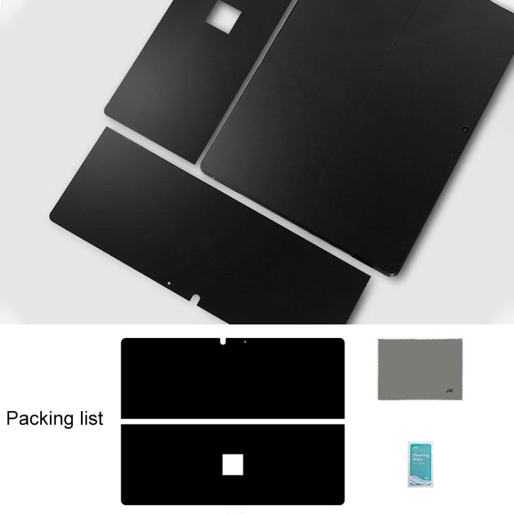 Tablet PC Shell Protective Back Film Sticker for Microsoft Surface Pro X (Black) by buy2fix