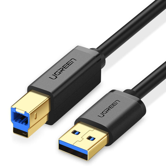 UGREEN USB 3.0 Type A Male to Type B Male Gold-plated Printer Cable Data Cable, For Canon, Epson, HP, Cable Length: 1m by UGREEN