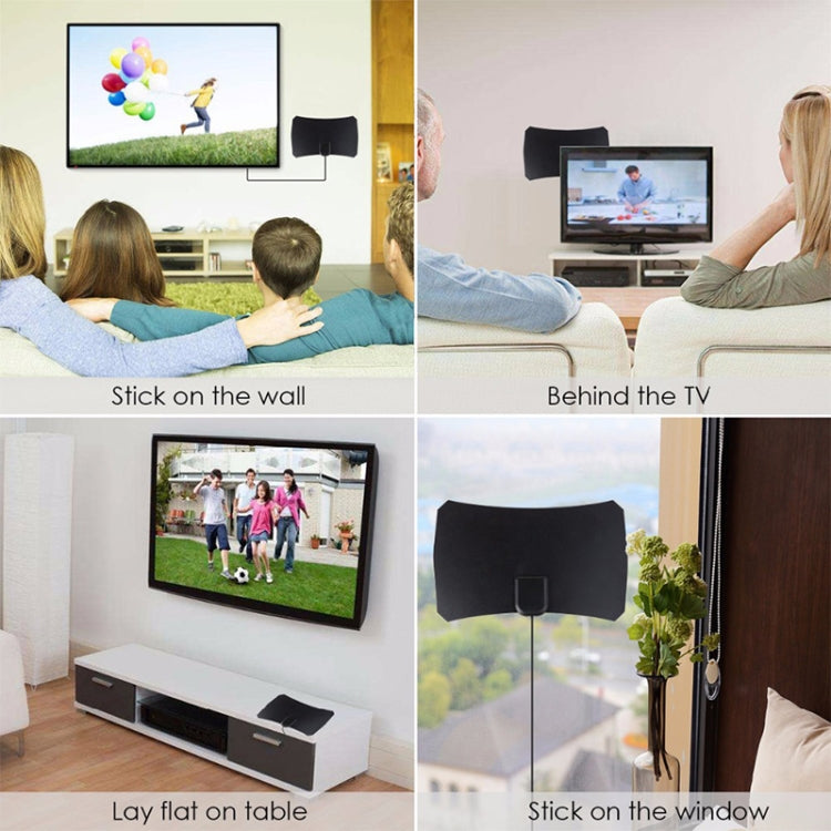 50 Miles Range 25dBi High Gain Digital Indoor HDTV Antenna with 3m Coaxial Cable by buy2fix