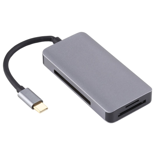5 In 1 Dual USB 3.0 + CF + TF + SD Multi-function USB-C OTG Card Reader by buy2fix