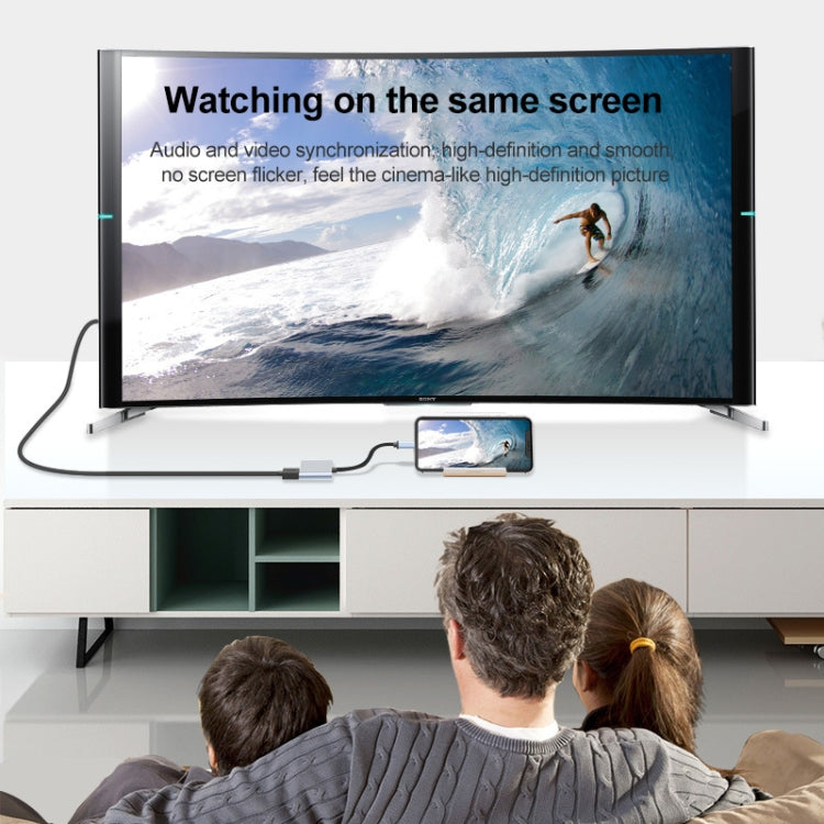 2 in 1 USB-C / Type-C to 2 x HDTV Ports HUB Adapter by buy2fix