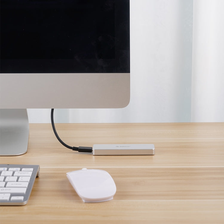 ORICO PCM2-C3 M.2 M-Key to USB 3.1 Gen2 USB-C / Type-C Push-top Solid State Drive Enclosure, The Maximum Support Capacity: 2TB(Grey) by ORICO