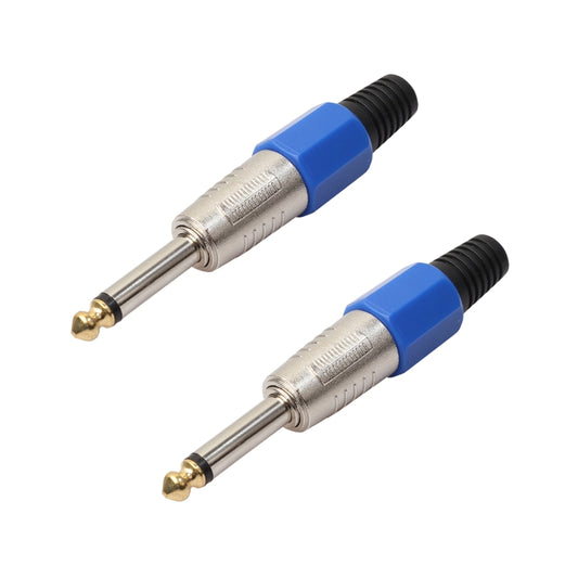 2 PCS 6.35 Gold-plating Mono Microphone Audio Plug by buy2fix