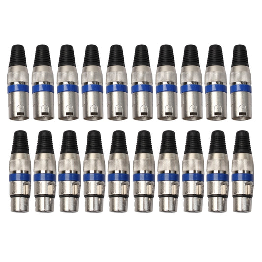 10 Pairs XLR Plug Male + Female Jack Mic Jack Plug Socket Connector by buy2fix