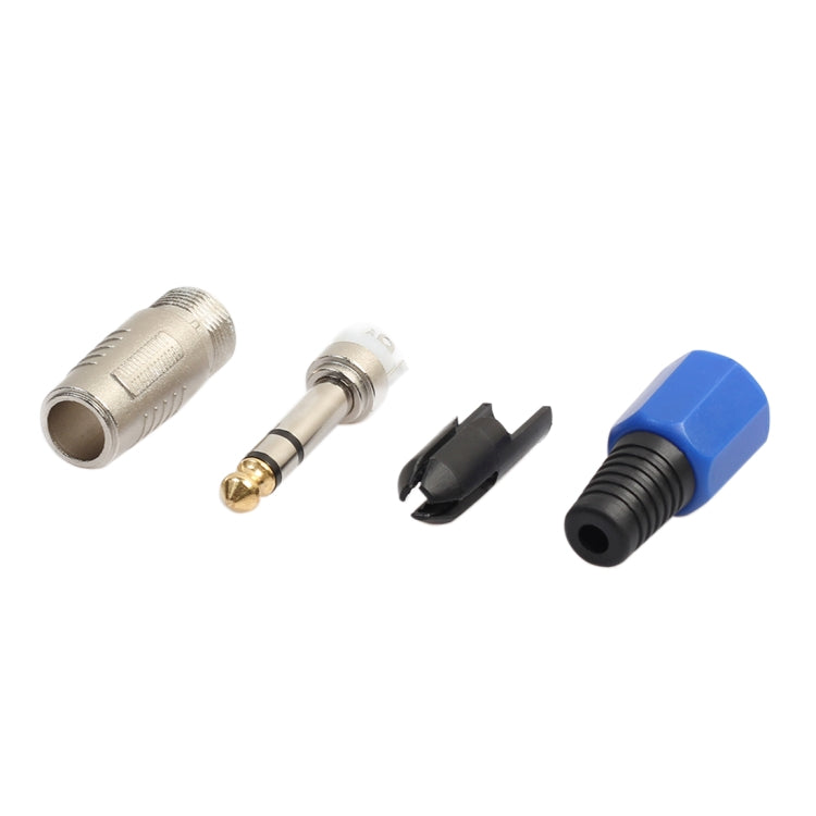 10 PCS 6.35mm Gold-plating Audio Plug Stereo Microphone Cord Plug by buy2fix