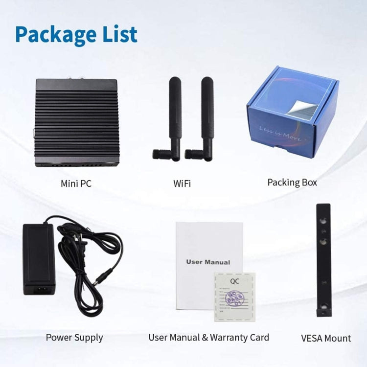 K660G4 Windows and Linux System Mini PC, Intel Celeron Processor N2840 Quad-Core 2M Cache,1.83GHz, up to 2.25GHz, 2GB RAM + 32GB SSD by buy2fix