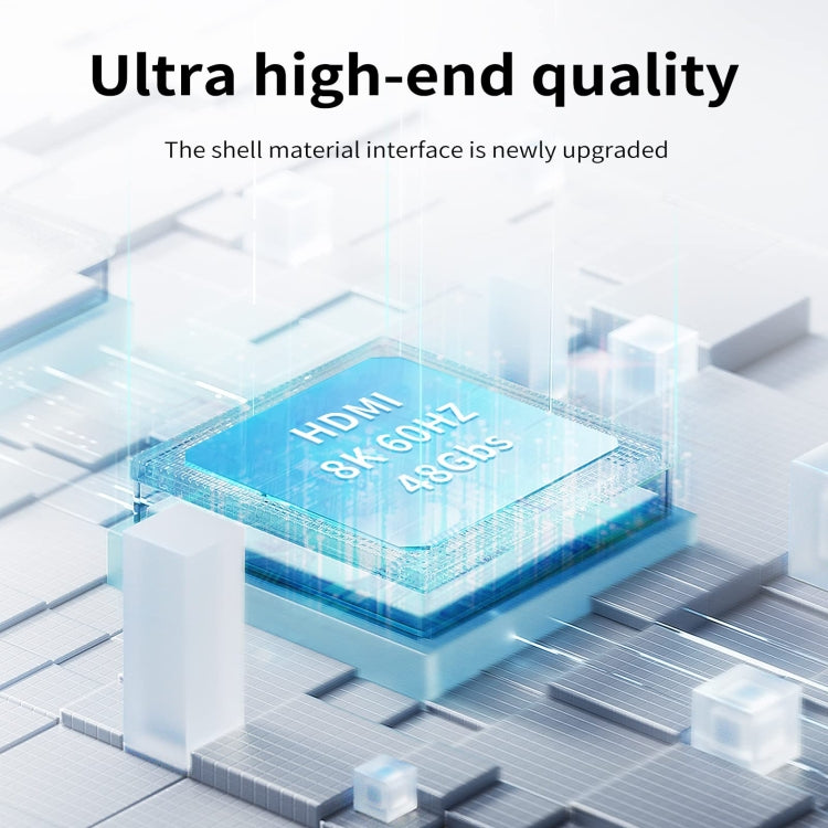 3 Port HDMI 8K Switcher Selector Box with Pigtail Cable (Black) by buy2fix