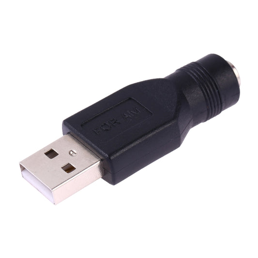 USB Male to 5.5 x 2.1mm Female Plug Adapter Connector by buy2fix