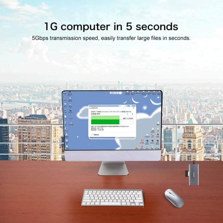 Lenovo LX0801 Type-C / USB-C Network Cable Interface Converter Docking Station by Lenovo