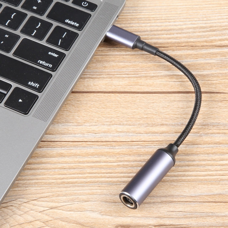 USB-C / Type-C Male to 7.9x0.9mm Female Nylon Braided Adapter Cable by buy2fix