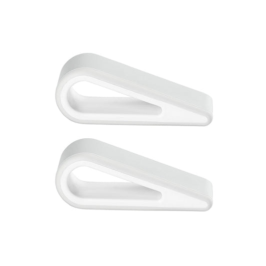 2 PCS Simple Notebook Computer Bracket Adjustable Height Increase Heat Dissipation Base Pad Holder (White) by buy2fix