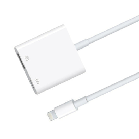 11cm 8 Pin Male to USB & 8 Pin Data Charging Cable Camera Reader Adapter, Support System above iOS 9.2 by buy2fix