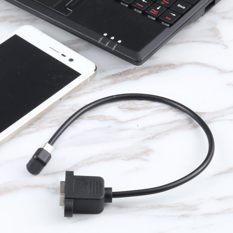 Micro USB Male to B-type Square Print Port Female Connector Cable by buy2fix