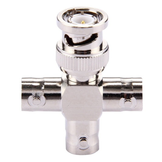 2 PCS 1 x BNC Male to 3 x BNC Female Connector, Cross Type by buy2fix