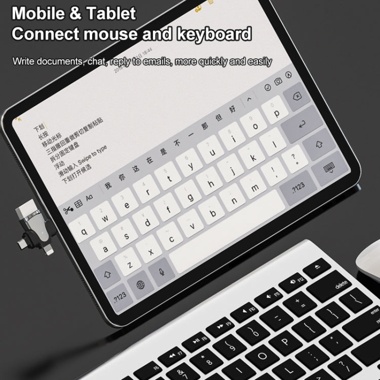 3 In 1 OTG Adapter (Gold) by buy2fix