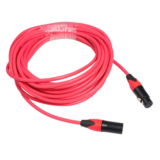 XRL Male to Female Microphone Mixer Audio Cable, Length: 1m (Red) by buy2fix