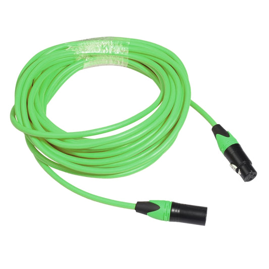 XRL Male to Female Microphone Mixer Audio Cable, Length: 1.8m (Green) by buy2fix