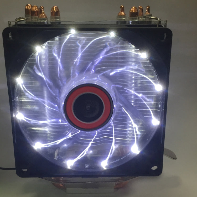 CoolAge L400 DC 12V 1600PRM 40.5cfm Heatsink Hydraulic Bearing Cooling Fan CPU Cooling Fan for AMD Intel 775 1150 1156 1151(White) by buy2fix