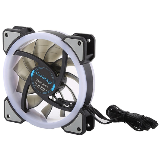 3 PCS CoolerAge DC 12V - 0.25A 2500PRM Remote Cotrol Computer Cooler Cooling Case Fan with Adjust LED by buy2fix