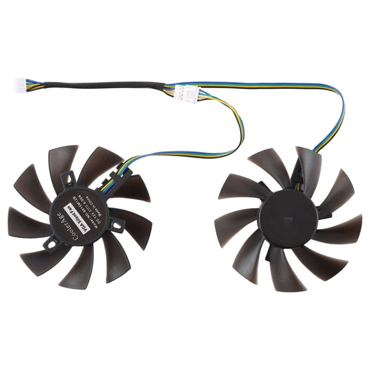 GFY09010E12SPA 4 Pin Graphics Card Cooling Fan for Zotac GTX 1070 Mini GTX 1060 6GB GTX1060, Diameter: 85mm, Pairs by buy2fix