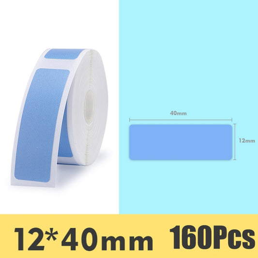 Stickers Barcode Printing Paper For JingChen D11(Blue) by buy2fix