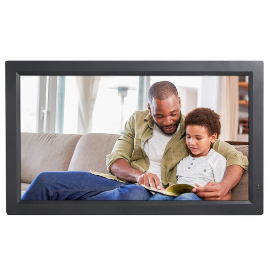 21.5 inch LED Display Digital Photo Frame with Holder & Remote Control, US Plug(Black) by buy2fix
