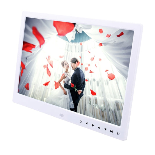 13.0 inch LED Display Digital Photo Frame with Holder / Remote Control, Allwinner, Support USB / SD Card Input / OTG (White) by buy2fix