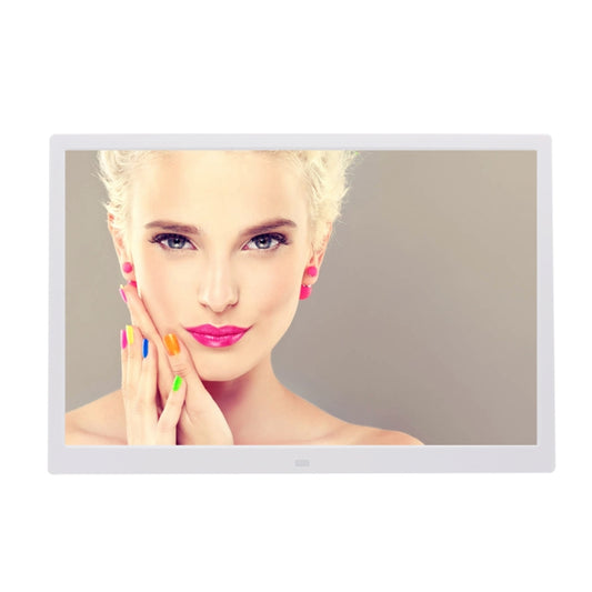 17.0 inch LED Display Digital Photo Frame with Holder / Remote Control, Allwinner Technology, Support USB / SD Card Input / OTG, US/EU/UK Plug(White) by buy2fix
