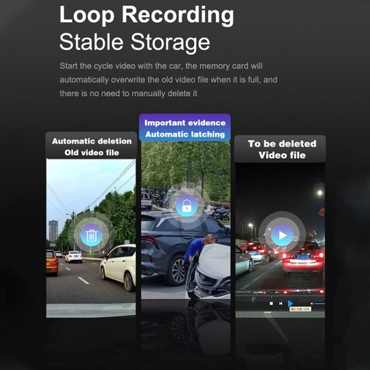 U06 2K Ultra HD Night Vision WiFi Car Driving Recorder Support Mobile APP by buy2fix